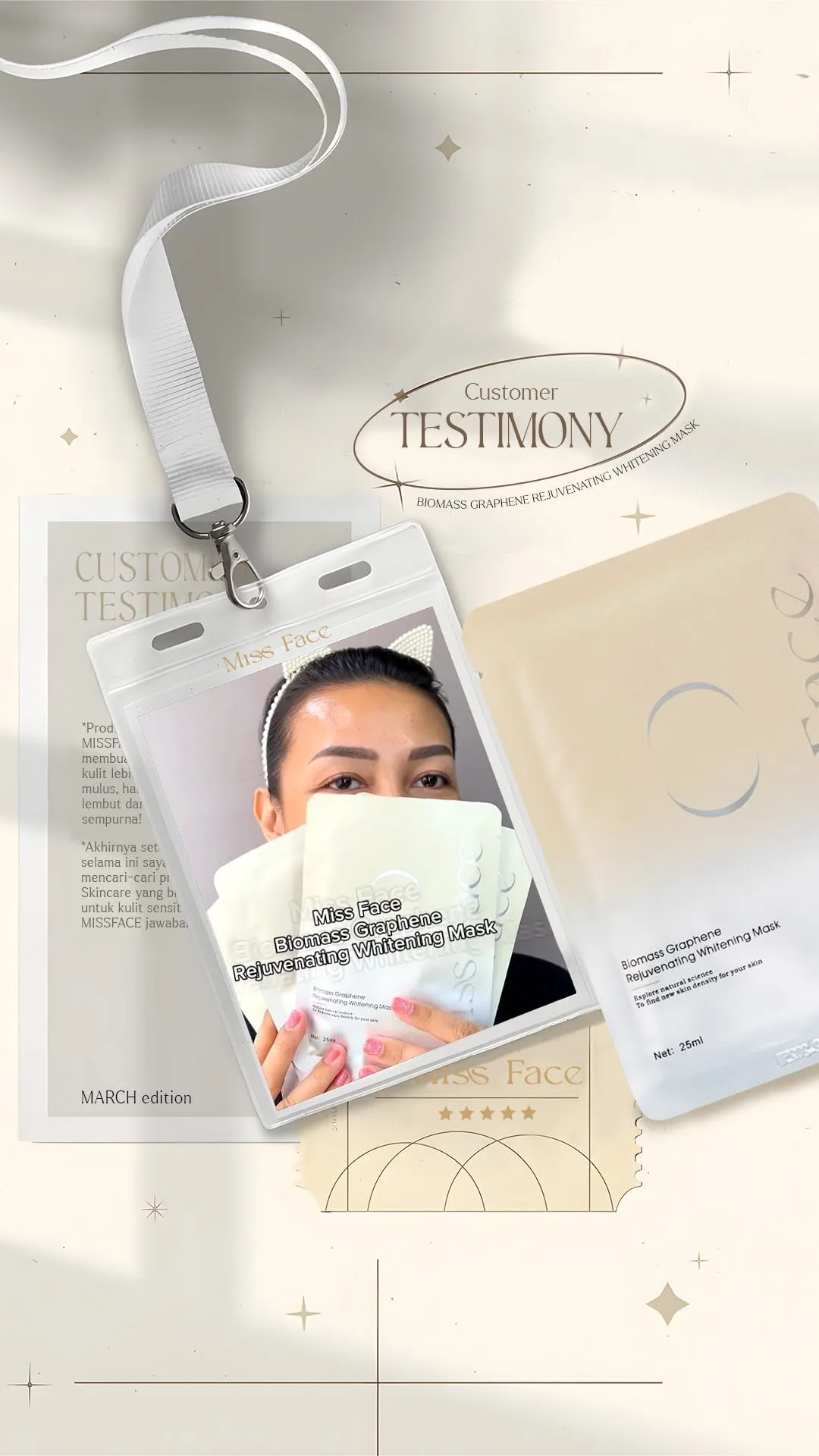 Diperkaya dengan teknologi canggih, sheet mask Graphene memberikan…
