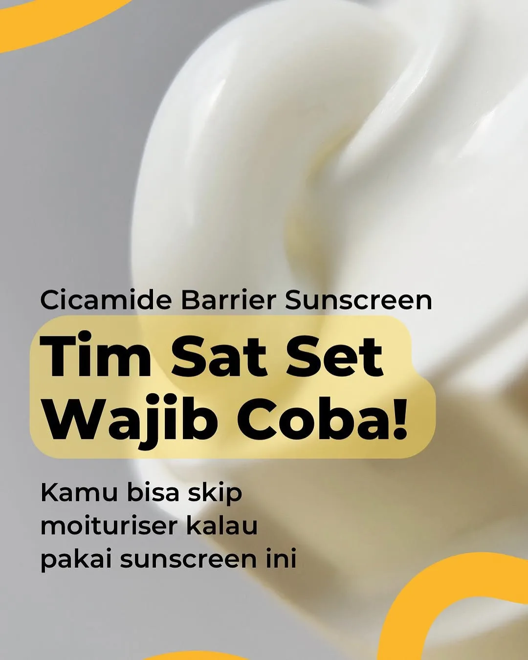 Cicamide barrier MOISTURISER SUNSCREEN ini juara sih ya, beneran bikin… — 1/7