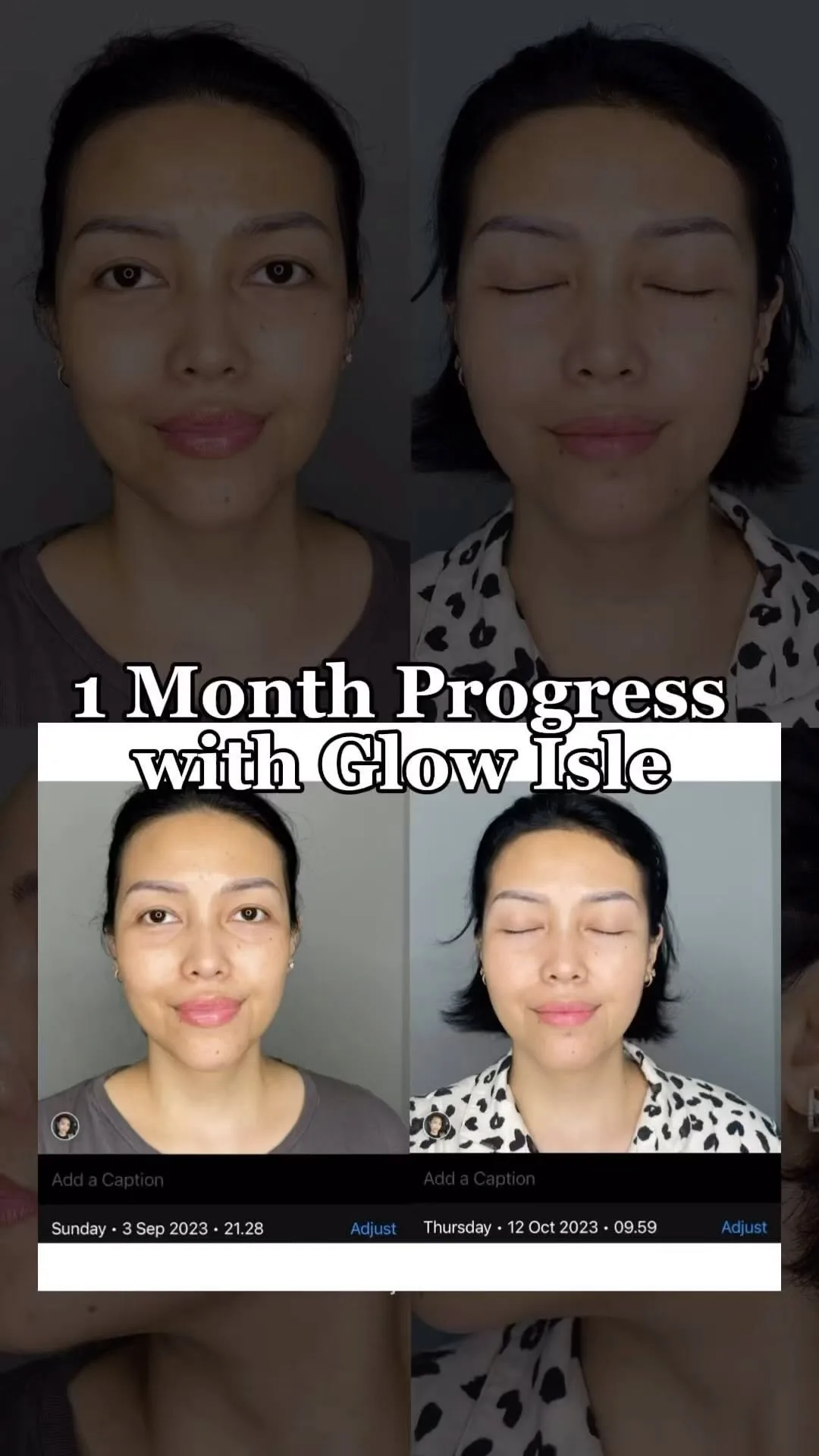 ONE MONTH CHALLENGE WITH BRIGHT AND SILKY SMOOTH SERUM