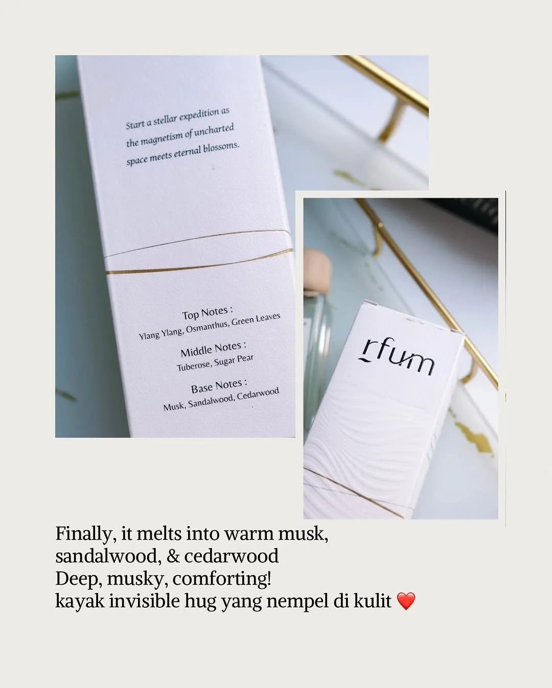 Rfum – Ylang Musk — Ada parfum yang lo pake, tapi cuma lo yang sadar.… — 4/5