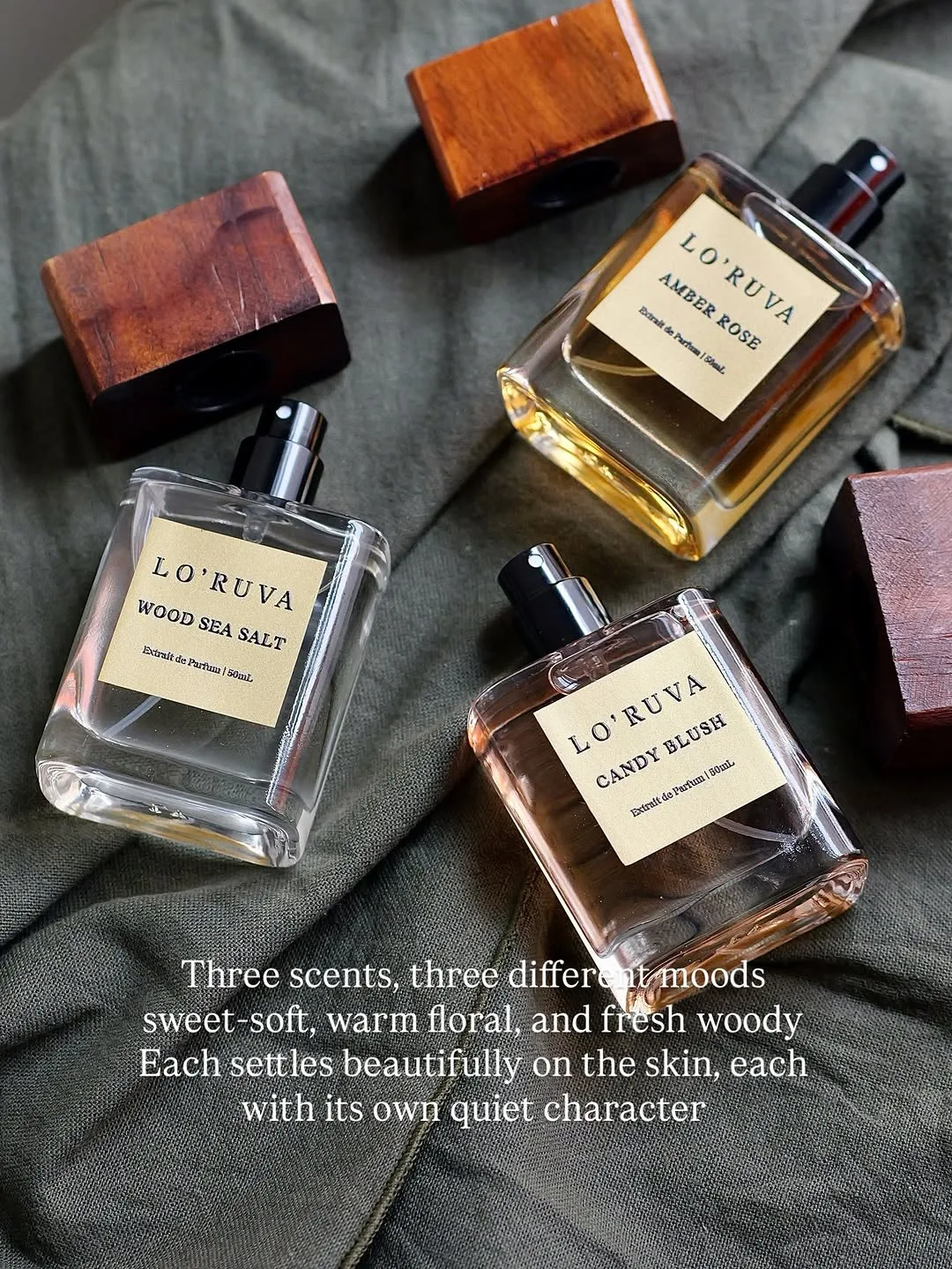 Three scents, three different moods — 3/8