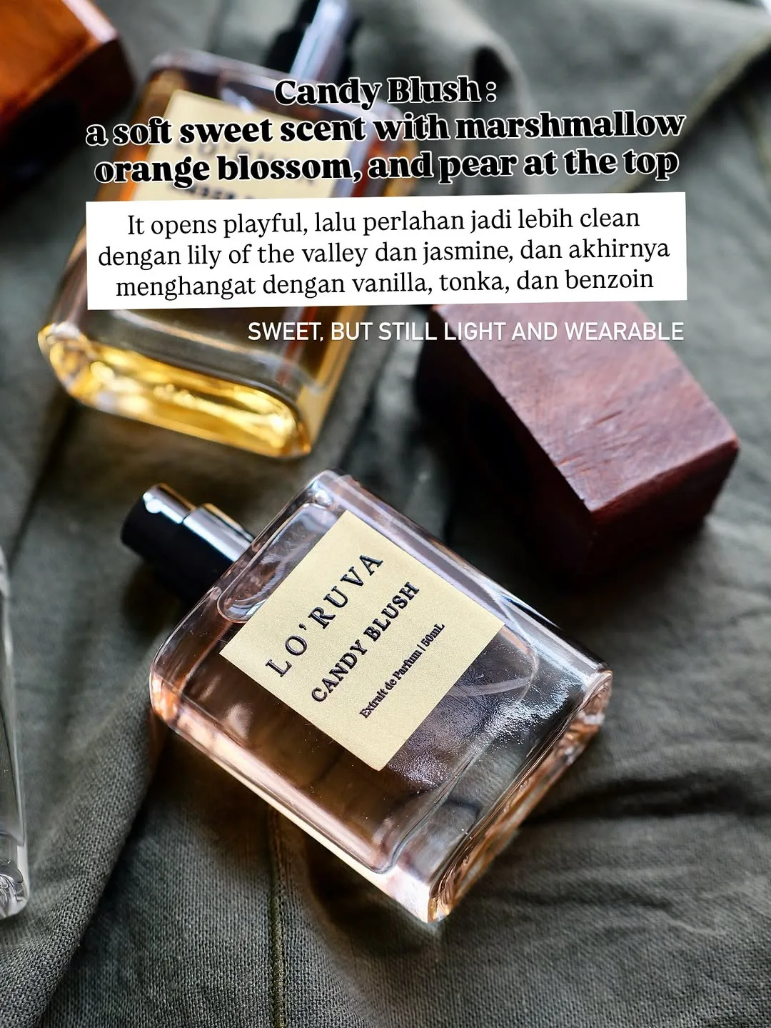 Three scents, three different moods — 6/8