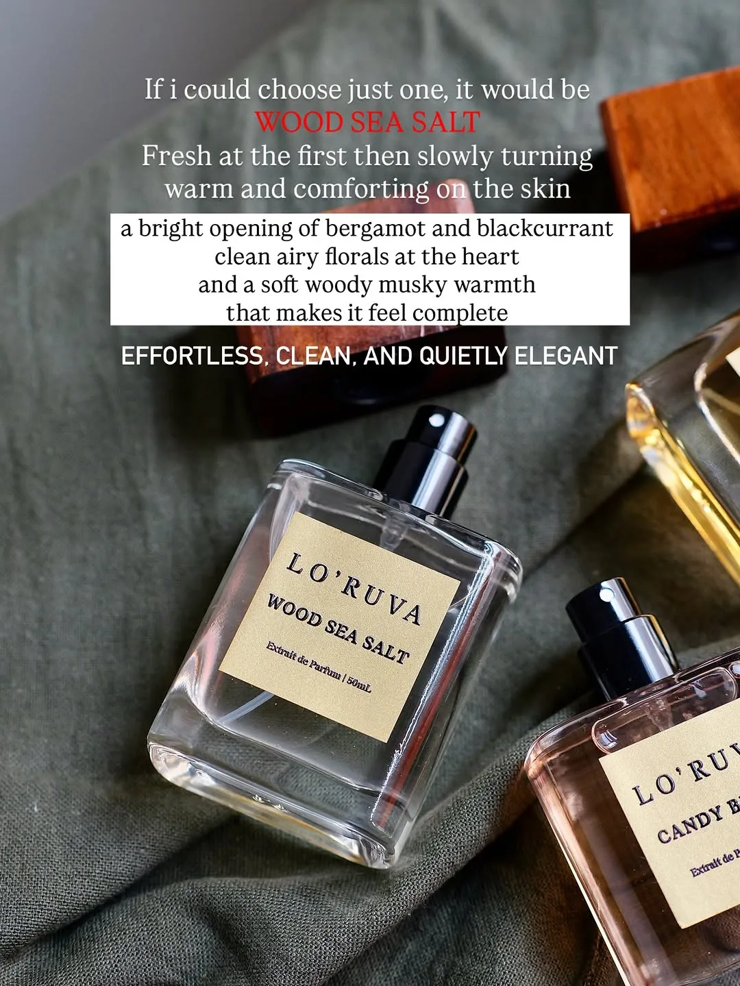 Three scents, three different moods — 8/8