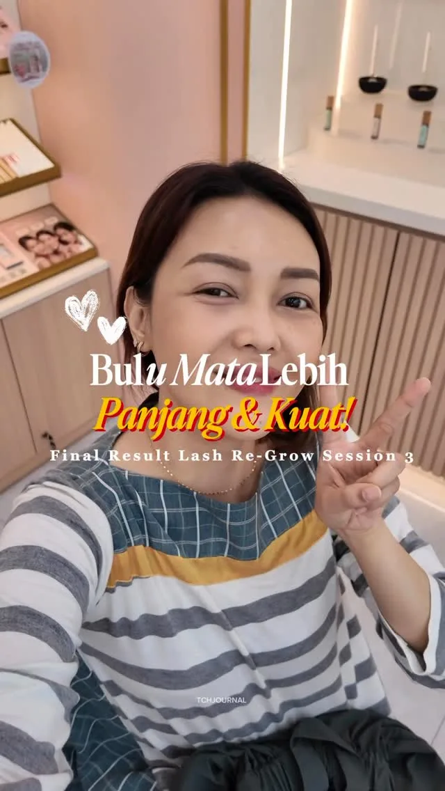 Akhirnya sampai di Session 3 Lash Re-Grow di Roona