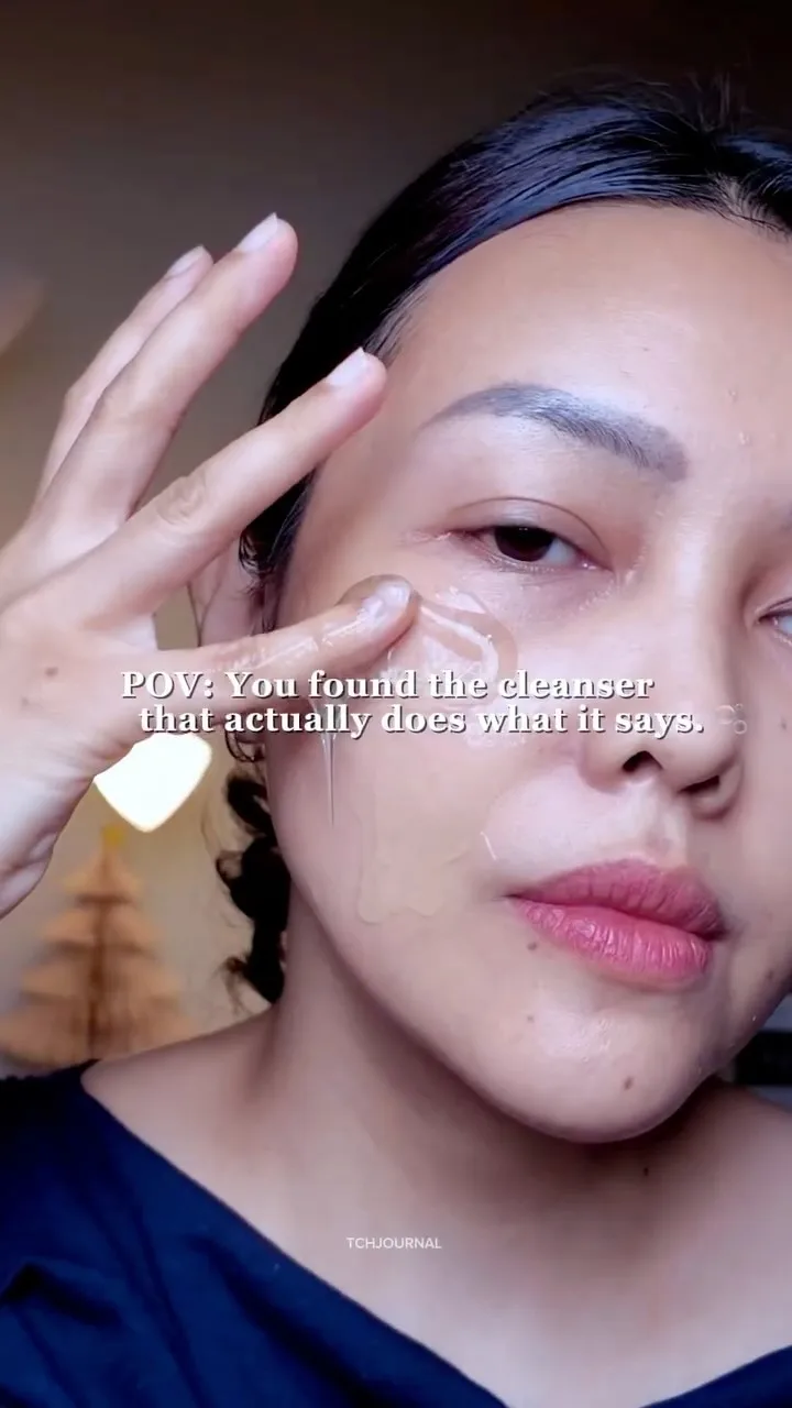POV: You found the cleanser that actually