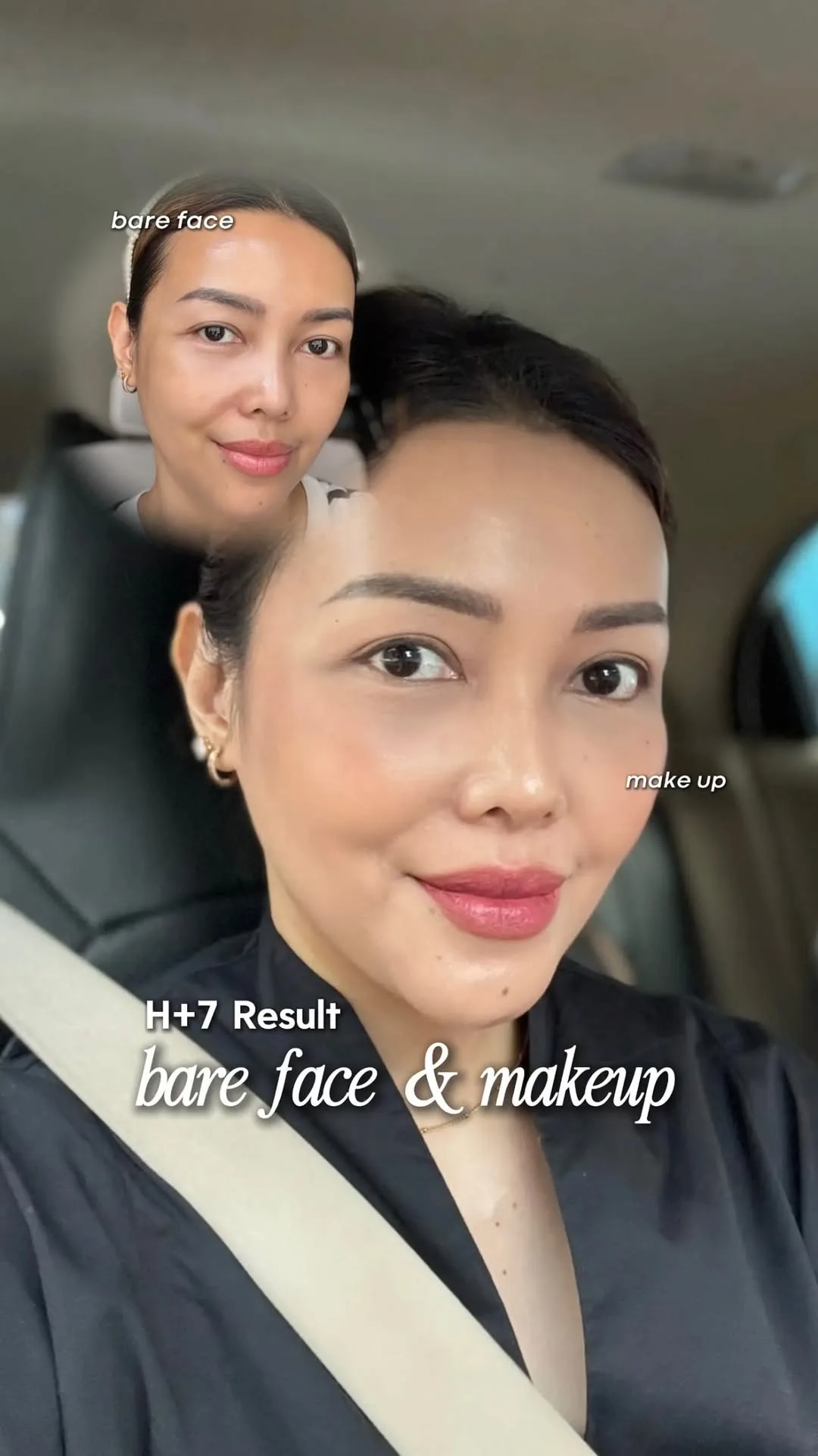 Kulit jadi kelihatan lebih cerah, lebih glowing, dan makeup juga nempel…